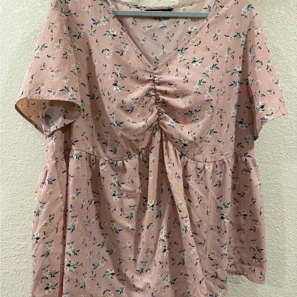 Floral Pink Women's Top
